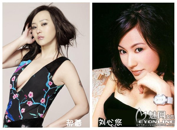 刘心悠整容前后照片对比 被指从黄脸婆变公主像郝蕾