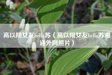 高以翔女友bella苏（高以翔女友bella苏湘涵外网照片）