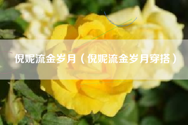 倪妮流金岁月（倪妮流金岁月穿搭）