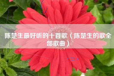 陈楚生最好听的十首歌（陈楚生的歌全部歌曲）