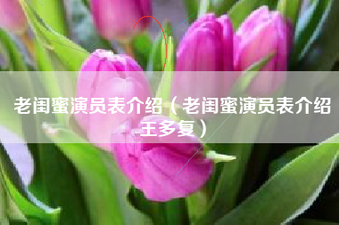 老闺蜜演员表介绍（老闺蜜演员表介绍王多复）