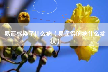 易遥感染了什么病（易遥得的病什么症状）