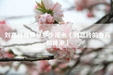 刘嘉玲身高是多少厘米（刘嘉玲的身高和体重）