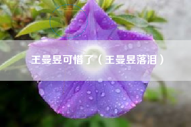 王曼昱可惜了（王曼昱落泪）