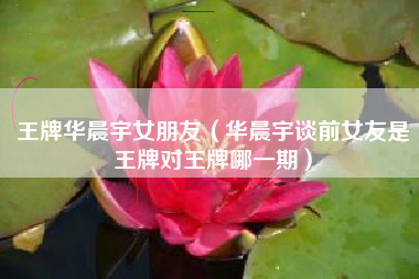 王牌华晨宇女朋友（华晨宇谈前女友是王牌对王牌哪一期）