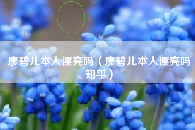 廖碧儿本人漂亮吗（廖碧儿本人漂亮吗知乎）