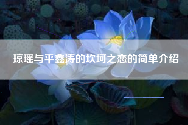 琼瑶与平鑫涛的坎坷之恋的简单介绍